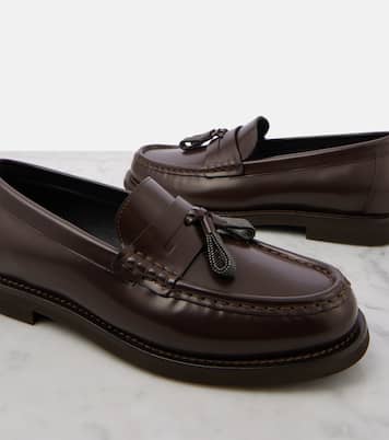 Mocassins Monili en cuir | Brunello Cucinelli