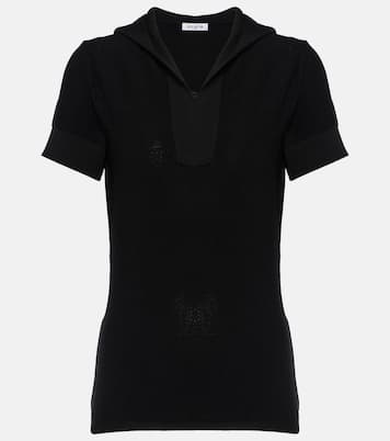 Top cropped in maglia | Alaïa