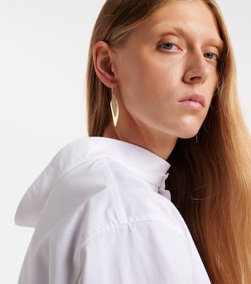 Boucles d'oreilles Falling Leaves en or 18 ct et diamants | Ileana Makri
