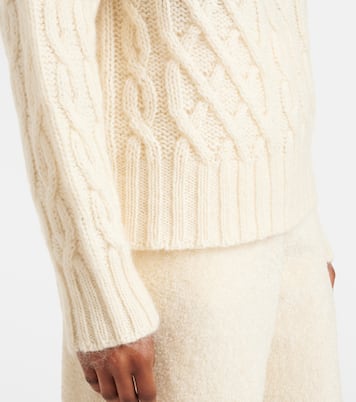 Intarsia wool and mohair-blend sweater | Moncler Grenoble