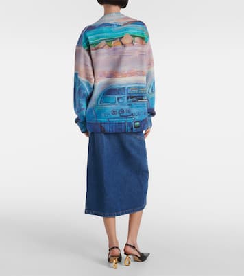 Printed wool-blend sweater | JW Anderson