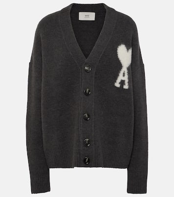 Ami De Cœur alpaca-blend cardigan | Ami Paris
