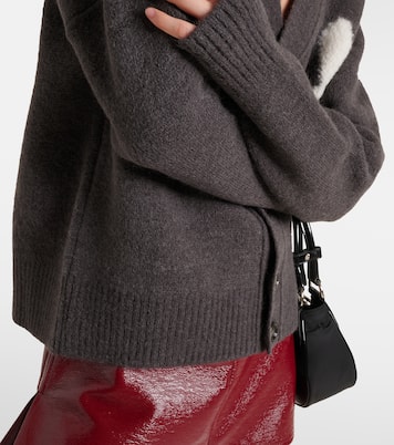 Ami De Cœur alpaca-blend cardigan | Ami Paris