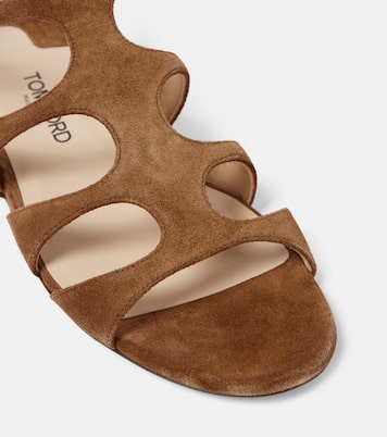 Sandalen Paradis aus Veloursleder | Tom Ford