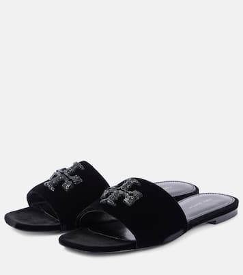 Eleanor velvet slides | Tory Burch
