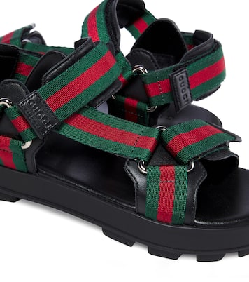 Sandalen mit Leder | Gucci Kids