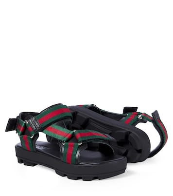 Sandalen mit Leder | Gucci Kids