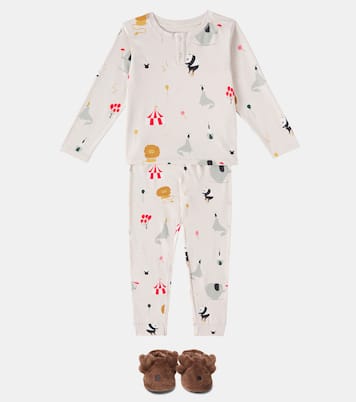 Wilhelm printed cotton-blend pajamas | Liewood