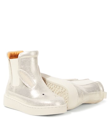 Stivaletti Theera in pelle metallizzata | Donsje