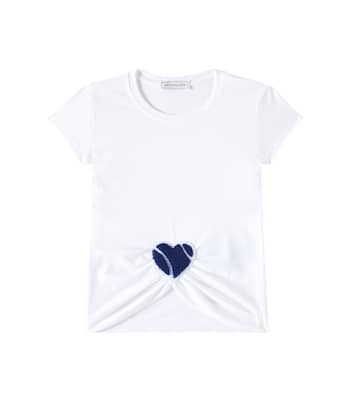 T-shirt in misto cotone con stampa | Monnalisa
