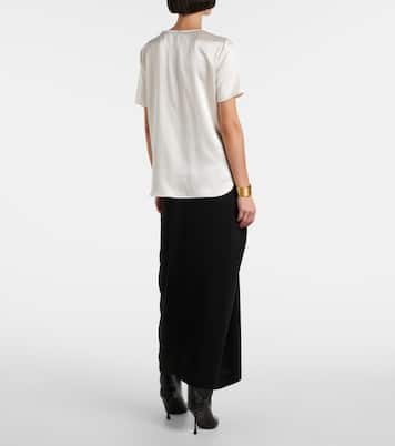 T-shirt Dida in raso di seta | Max Mara