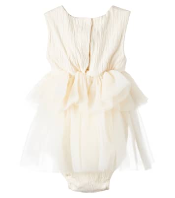 Baby - Tutina Aamina in jersey e tulle | Donsje