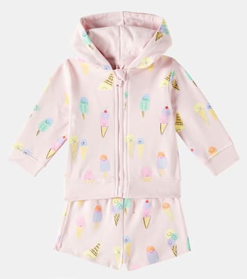 Bebé - set de sudadera y shorts de algodón | Stella McCartney Kids