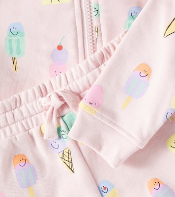 Bebé - set de sudadera y shorts de algodón | Stella McCartney Kids