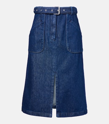Gonna midi di jeans | Dries Van Noten