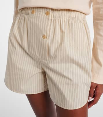 Shorts Nicasia in popeline di cotone | The Row