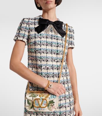 Locò Small embellished shoulder bag | Valentino Garavani