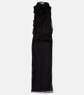 Robe longue Jeanty en tulle | Khaite