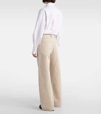 Low Curve mid-rise barrel-leg jeans | Agolde