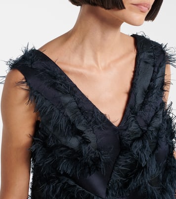 Minikleid mit Fransen | Brunello Cucinelli