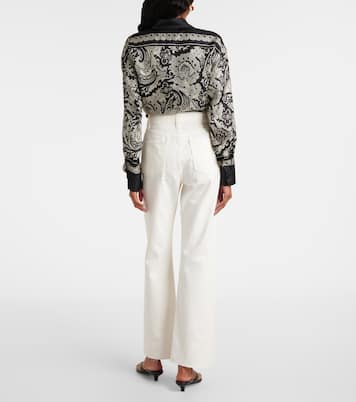 Jeans regular cropped Calla a vita alta | Nili Lotan