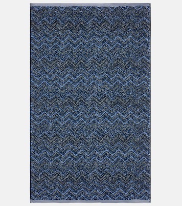 Azul set of 2 cotton terry towels | Missoni