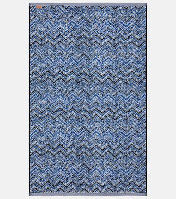 Azul set of 2 cotton terry towels | Missoni