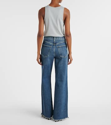 Dame high-rise wide-leg jeans | Agolde