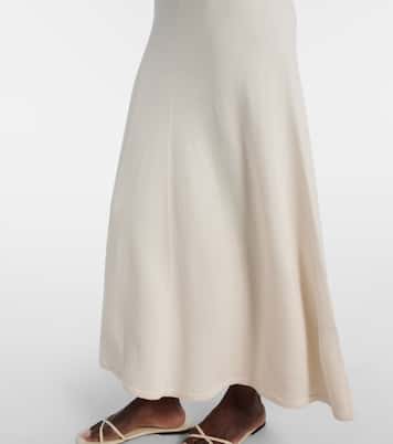 Lenore knitted wool and silk midi dress | Tove