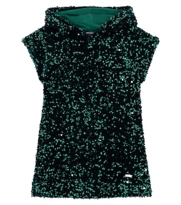 Kleid mit Pailletten | Monnalisa