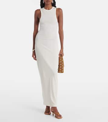 Robe longue en coton mélangé  | Wardrobe.NYC