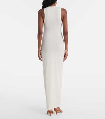 Robe longue en coton mélangé  | Wardrobe.NYC