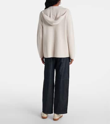 Falcone ribbed-knit wool hoodie | 'S Max Mara