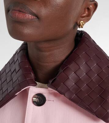 Knot gold-plated sterling silver earrings | Bottega Veneta