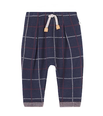Baby Robin checked cotton-blend pants | 1 + in the Family