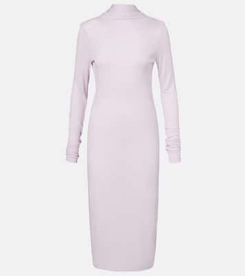 Draped jersey midi dress | Toteme