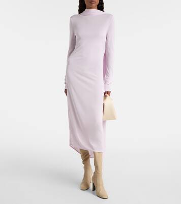 Draped jersey midi dress | Toteme