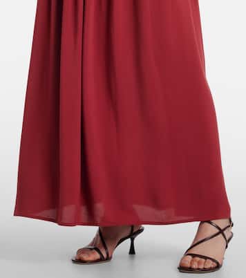 Hedy gathered linen maxi dress | Faithfull