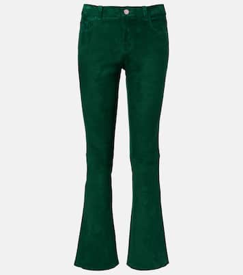 Dean 22 suede flared pants | Stouls