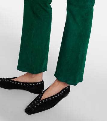 Dean 22 suede flared pants | Stouls