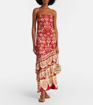 Haras printed tiered maxi dress | Farm Rio