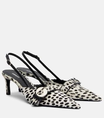 Escarpins Belt 65 en cuir façon poulain | Coperni