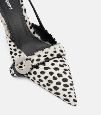 Escarpins Belt 65 en cuir façon poulain | Coperni