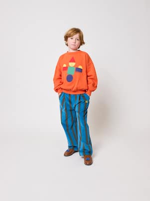 Printed cotton sweatshirt | Bobo Choses