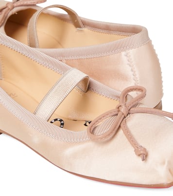 Baballet crêpe satin ballet flats | Christian Louboutin Kids