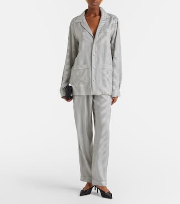 Camisa de seda oversized a rayas | Tom Ford