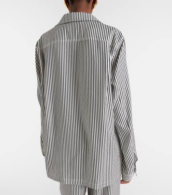 Camisa de seda oversized a rayas | Tom Ford