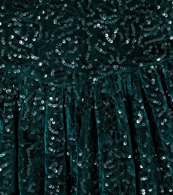 Kleid Viola aus Samt mit Pailletten | Konges Sløjd