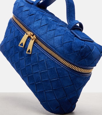 Bang Bang Intrecciato suede vanity bag | Bottega Veneta