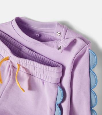 Bebé - set de top y shorts de algodón | Stella McCartney Kids